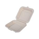 Eco Friendly Disposable Biodegradable Corn Starch Lunch Box Clamshell Takeaway Boxes for sale