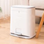 High Appearance Horizontal Narrow square Pressing Foot Can Open the Lid to Free Hands Waste Recycling Bin for sale