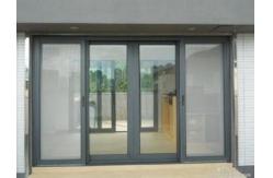 China 6063 / 6061 / 6060 Aluminum Door Extrusions with Powder Painted Surface supplier