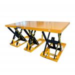 3000kg 3 Ton Triple Scissor Lift Table 48 X 96 Hydraulic For Pallet Good Loading for sale