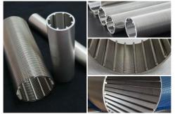 China Sand Control Wedge Wire Mesh Water Well Slot Screen Tube Easy To Install supplier