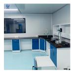 Corner Lab Wall Bench Countertop With Epoxy Resin Table Top High Durability for sale