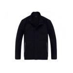Classical Design Men's Black Work Coat Polyester Fiber Material With Uniform Pants for sale