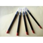 Long Lasting Red Lipstick Pencil PVC High Performance Simple Design ISO for sale