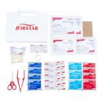 33pcs Portable Car First Aid Kit Wall Mounted ABS Plastic Empty Box for sale