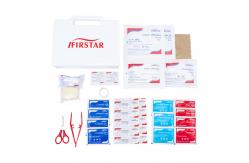 China 33pcs Portable Car First Aid Kit Wall Mounted ABS Plastic Empty Box supplier