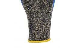 China Crinkle Latex Coated Work Gloves Fire Resistant Knit Safety Work Gloves supplier