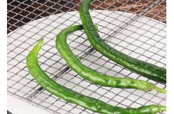 China Outdoor 300mm Length 200mm Width Titanium Wire Mesh , BBQ Grill Net supplier