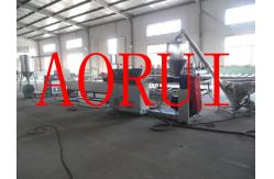 China LDPE Film Plastic Granules Machine , Water Ring Cold Cutting Granulate Extruder supplier