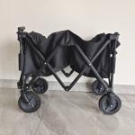 Four Way Collapsible Folding Cart T-Shaped Adjustable Handle OEM Body And Cloth