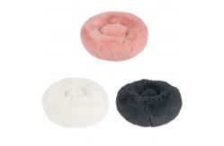China Donut Round Plush Dog Bed supplier