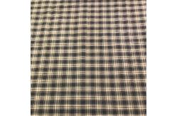 China 110-160gsm Plaid Yarn Dyed Linen Fabric supplier
