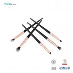 5 Piece Eyeshadow Blending Brush Set Aluminum Ferrule Wooden Handle for sale