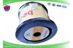 China Stable Conductivity Wire EDM Consumables / Hard Brass Wire For Wire Cut Machine supplier