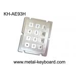 Metal Panel Mount Keypad with 12 Keys For Access Control System for sale