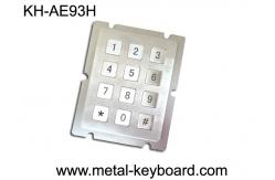 China Metal Panel Mount Keypad with 12 Keys For Access Control System supplier