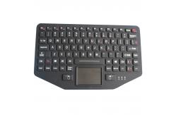 China 5VDC 91 Keys IP67 Dynamic Silicone Rugged Keyboard with touchpad supplier
