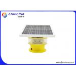 Flash Mode Solar Powered Aviation Lights / Aircraft Obstruction Lights for sale
