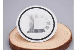 China Silicone Rubber Backing, Printed With A Black Reflective Logo,For Clothing supplier