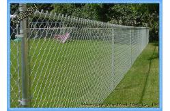 China Electro Galvanized Chain Link Fence Panels , Chain Wire Fencing For Building Materials supplier