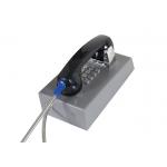 Grey Corrosion Resistance Vandal Proof Telephone With ABS Material Handset for sale