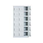 OEM Size 18 Door Metal Lockers Steel Outdoor Storage Lockers for sale