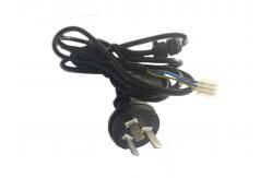 China 3 Pin Non Removable Plug Electronic Wiring Harness Power Cord supplier