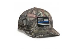 China Plain Camo Trucker Hat Mesh Back with embroidery patch, Unisex Mesh Trucker Cap supplier