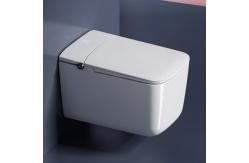 China Multifunction Ceramic Elongated Bowl Modern Smart Toilet Electric With Sunken Tank supplier