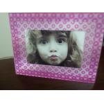 PLASTIC LENTICULAR A5 size dot fly eye 3d photo frames 360 round dot 3d photo frames for fly eye lenticular printing for sale