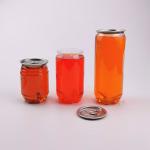 250ml Plastic Drink Packaging Custom Juice PET Soda Beer Pop Can Bottle
