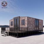 20FT Premade Houses of with Broken Bridge Aluminum Double Doors and PU Sandwich Panel for sale