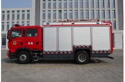 China 6 Persons Foam Fire Engine Fire Equipment Truck 8800 X 2540 X 3700MM supplier