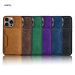 Magnetic Magsafe PU Leather Phone Case With For IPhone 16 15 Pro Max for sale