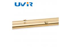 China 785W Ir Quartz Infrared Lamp Heater , Gold Reflector Infrared Halogen Lamp supplier