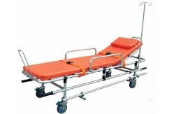 China 159Kg 55cm Foldable Stainless Steel Stretcher Trolley With Wheels Transfer Patient supplier