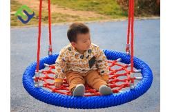 China 100cm Nest Outdoor Spider Web Swing Round Swing Customized For Playground supplier