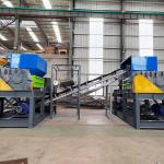 Automatic Double Shaft Shredder Machine Brass / Copper Twin Shaft Shredder Machine