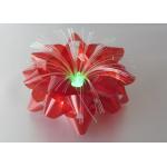 China Iridescent film Optical Fiber LED Ribbon Bow , 3.75 Lighting LED Gift Bow for sale