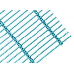 Square Aluminum Frame Architectural Metal Mesh Easy Mounting 13mm Warp Pitch for sale