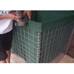 Hot Dipped Galvanized Military Gabion Box hesco barrier , Wire Mesh Retaining Wall for sale