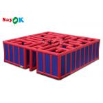 Inflatable Party Games Commercial Outdoor Carnival 10x10x3m Inflatable Labyrinth Maze for sale