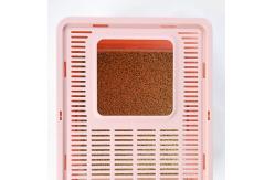 China PSM Foldable Cat Litter Box Custom Large Space Eco Friendly Cat Toilet supplier