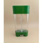 Clear Smooth Lip Balm Packaging with Green Lid 2315 for Lipsticks for sale