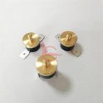 Round Screw Copper Cap Automatic Reset T24 KSD301 Bimetal Disc Thermostat for sale