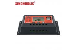 China LCD Display 10amp Manual PWM Solar Charge Controller 24 Volt Charge Controller Compact supplier