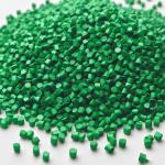 Green PET Polyester Masterbatches Color Concentrate For Plastics Packaging Belts for sale