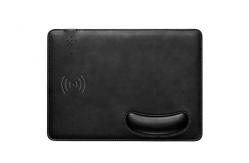 China Customised Logo 10W Wireless Charging Mouse Pad With Wrist Rest supplier