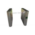 12v 550mm Passage 60MHZ SS304 Optical Arm Drop Turnstile for sale