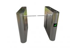 China 12v 550mm Passage 60MHZ SS304 Optical Arm Drop Turnstile supplier